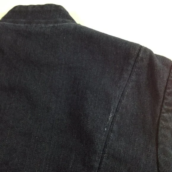 Ralph Lauren Sz 2 Black Label Blue Jean Jacket - Picture 10 of 11